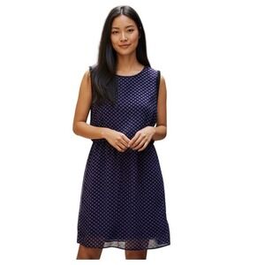 Dylan & Rose Blouson Dress Purple Black Geometric Print Party Cocktail‎ Small